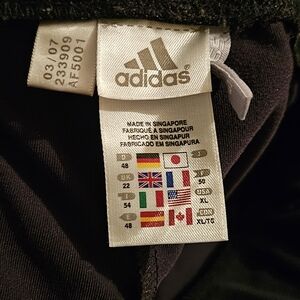 adidas Women's Pants/ XL / Black with  stripes